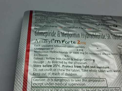 Glimepiride Metformin Hydrocloride General Medicines