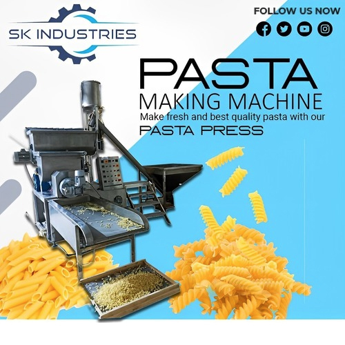 Pasta Making Machine 200 Kg/H - Dimension (L*W*H): 12*14*9 Foot (Ft)