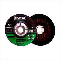 4 Inch Abrasive Grinding Wheel - Green And Black, Round Shape, Weight 20-50 Grams | High Tensile Strength, Easy To Clean, Maintenance-free