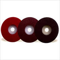 Round Grinding Wheel - 10-25 Weight, Red And Dark Red Color | Ideal For Grinding Excess Material, Tool Re-shaping, And Weld Seam Smoothening