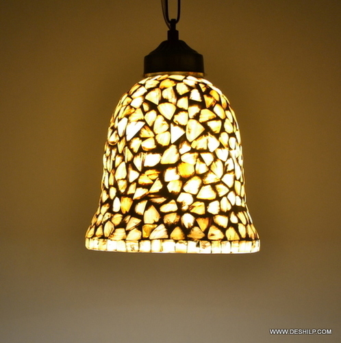 SEAP GLASS ANTIQUE DESIGN WALL HANGING LAMP