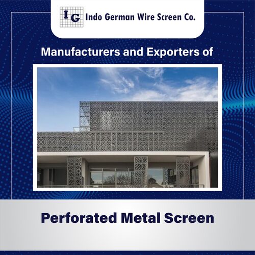 Perforated Metal Screens Application: For Industrial Use
