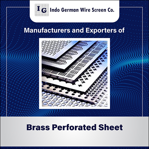 Brass Perforated Sheet Application: For Industrial