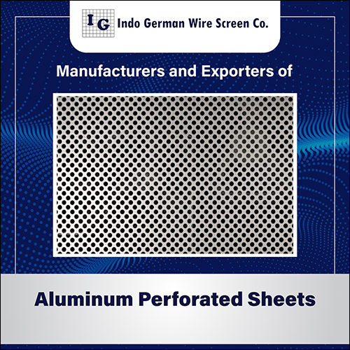 Aluminum Perforated Sheets Application: For  Industrial