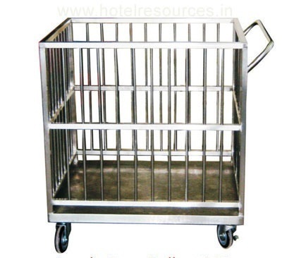 SS Laundry Trolley / Cage Trolley