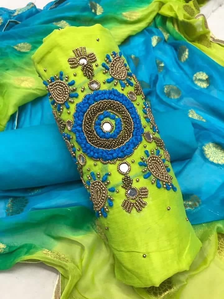 Hand Work Dress Materials
