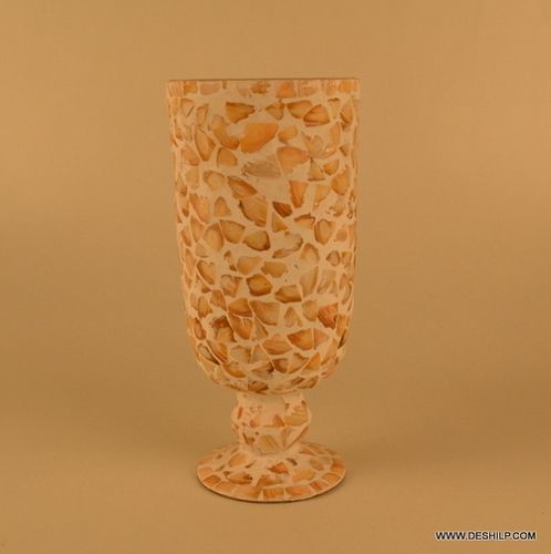 MOTHER OF PEARLS FLOWER VASE