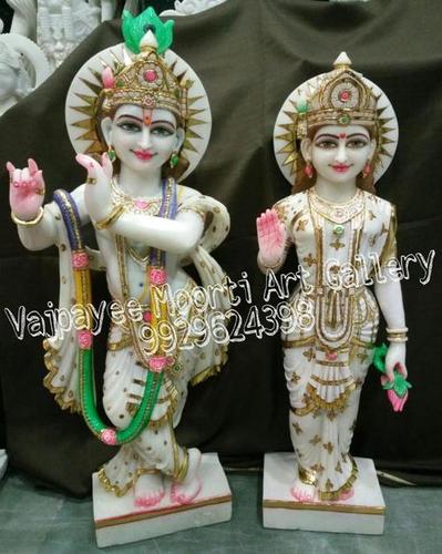 Marble Radhe Krishna Murti