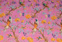 Floral & Bird Printed 100% Cotton Fabric