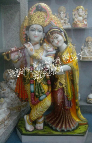 Krishna Radha Marble Moorti Supplier