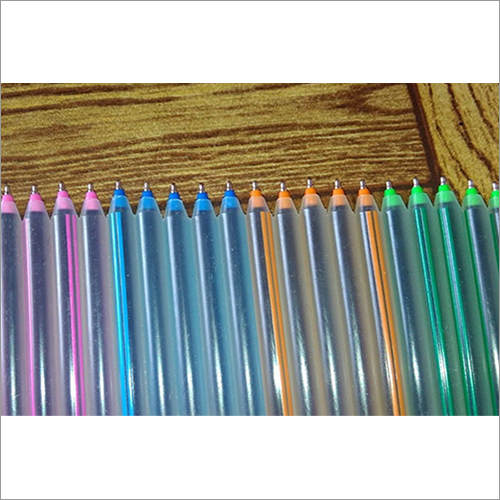 Disposable Ball Pen - Plastic Body, 5-8 Inch, Round Shape | Light-Weighted, Soft Gripping, Smooth Writing, Fixed Body Structure, Multiple Colors