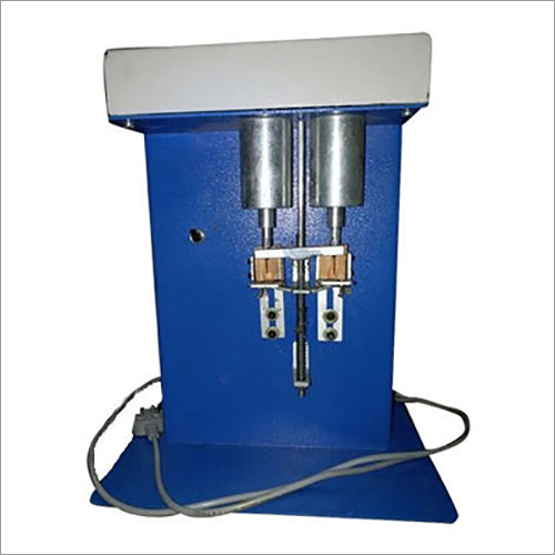 Cotton Wick Making Machine - Metallic Alloy Fabrication with Energy Efficient Performance | Semi-Automatic Operation, 50-55 Wicks Per Minute, Silver and Blue Finish