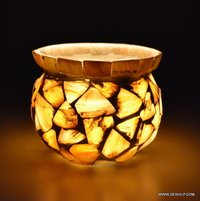 MOTHER OF PULSE GLASS T LIGHT CANDLE