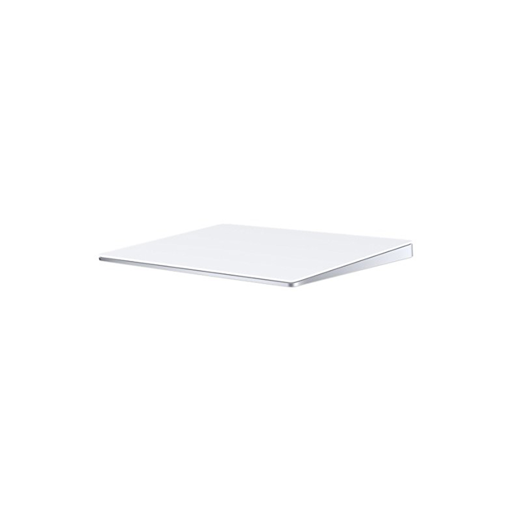 Silver Apple Magic 2 Track Pad - Glass Surface, 11x6 cm, Silver | Wireless, Rechargeable, Four Force Sensors, Precise Navigation