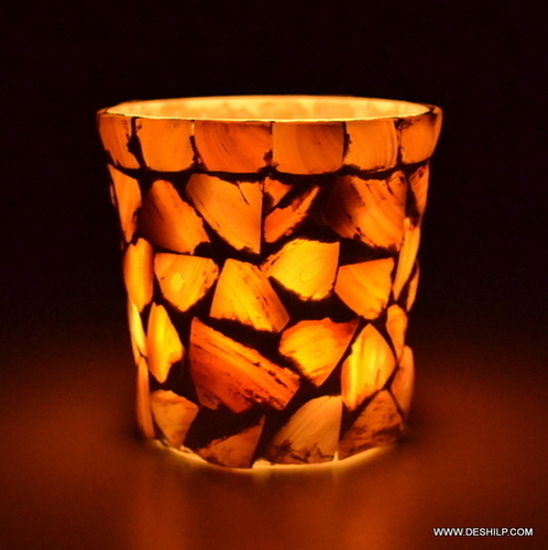 SEAP GLASS T LIGHT CANDLE VOTIVE for decor