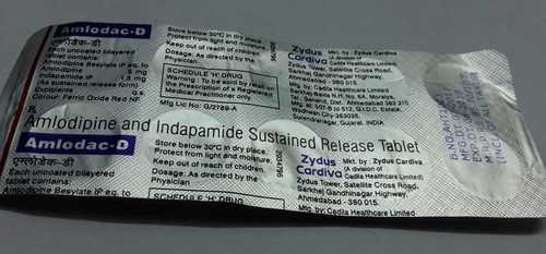 Amlodipine Indapamide Sustained  Release Tablets General Medicines