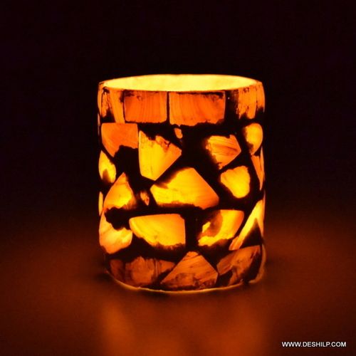 Seap Glass Candle Holder Traditional Indian Designer