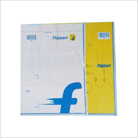 flipkart yellow security courier bags