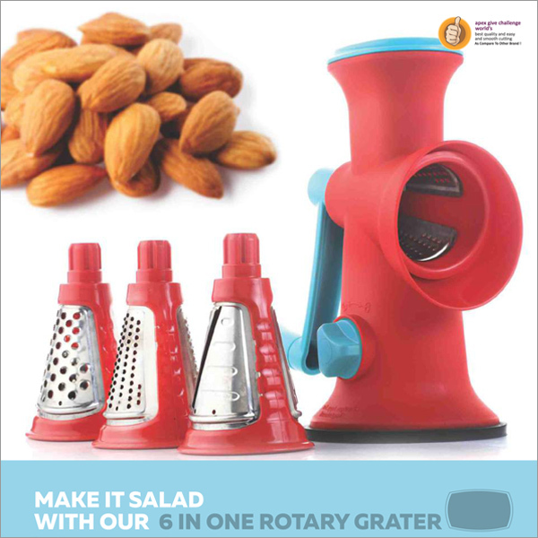 6 in One Rotary Grater