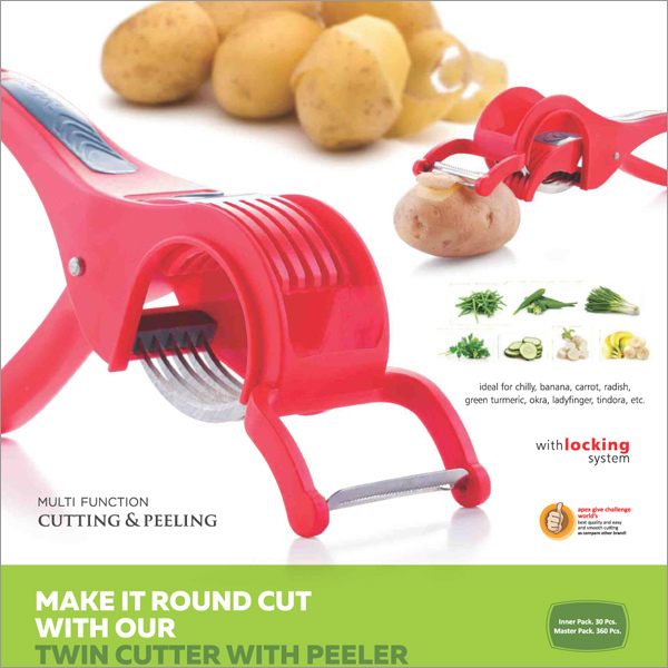 Twim Cutter With Peeler