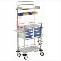 Crash Cart - Durable Plastic, Compact Design  | Enhanced Mobility, Multi-compartment Storage, Medical Emergency Equipment