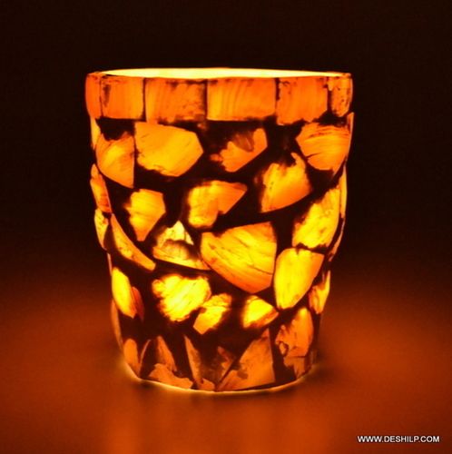 MOTHER OF PULSE GLASS CANDLE VOTIVE
