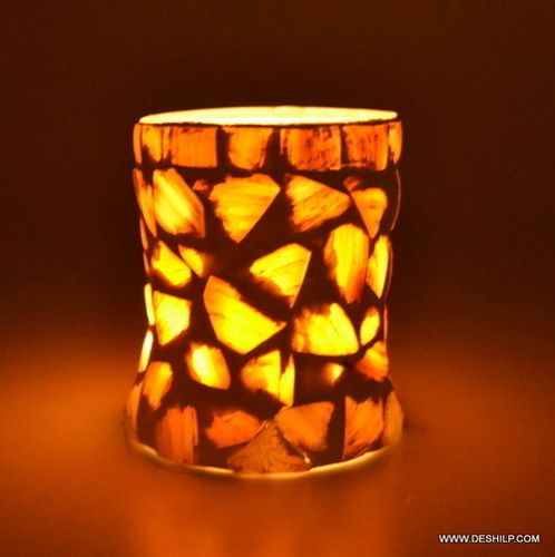 SEAP GLASS DECOR CANDLE VOTIVE