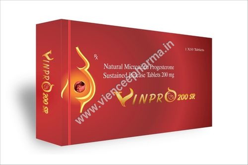 Natural Micronised Progesterone Sustained Release Tablets 200mg