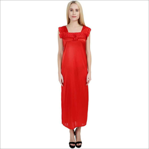 Spandex Women'S Red Nighty