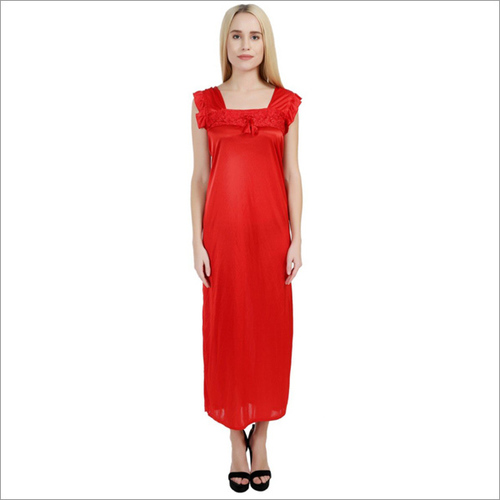Red Plain Nighty