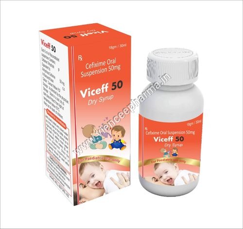 Cefixime oral Syspension 50mg Dry Syrup