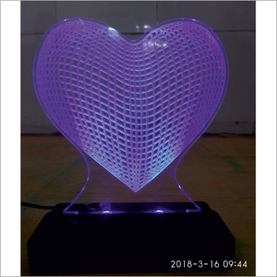 3D LED Heart With Stand