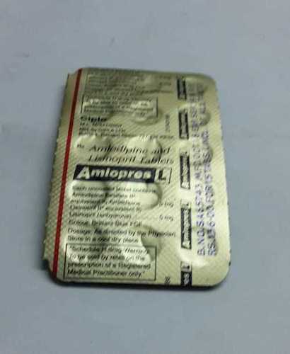 Amlodipinelisinopril Tablets General Medicines