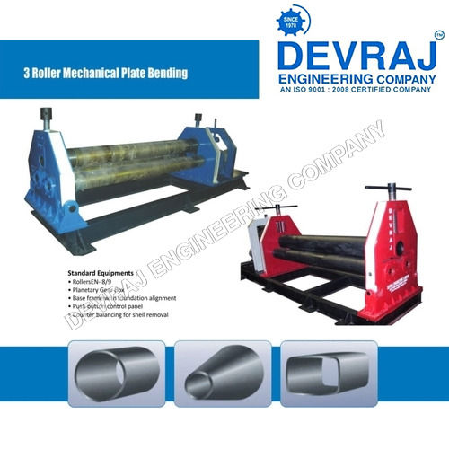 Three Roller Mechanical Plate Bending Machine