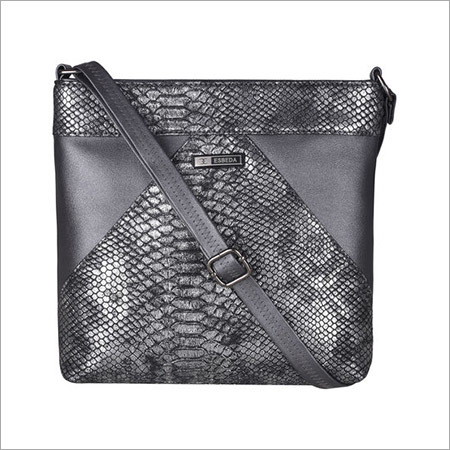 Animal Pattern Rock Black Sling Bag Design: Printed