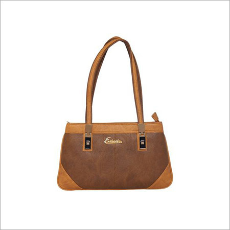 Ladies Camel Tan Tote Bags Design: Plain