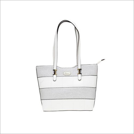 Ladies White And Grey Handbags Gender: Women