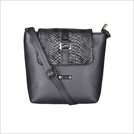 Animal Pattern Black Love Affair Sling Bag Design: Printed