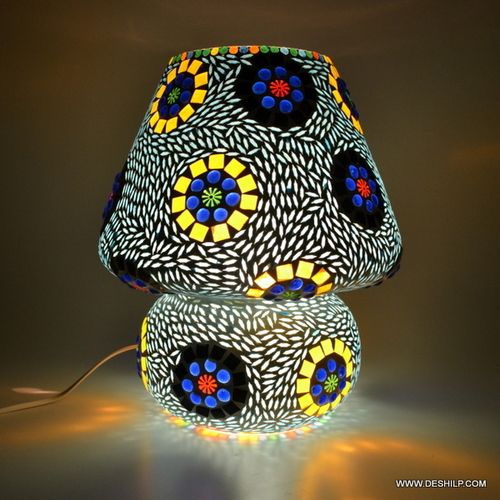 Colorful Mosaic Glass Lights Table Lamps for Home Lamp