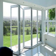 White Upvc Folding Windows