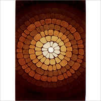 Incline Pebble Carpet - Real Pebble Material, 6 Mm Pile Height, Brown Color | Soft Texture, Customizable Design, Skid Resistance Rubber Base