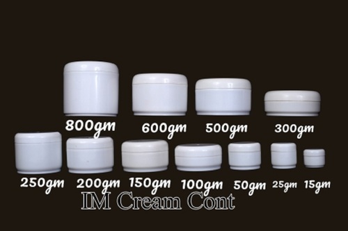 White Im Cream Container