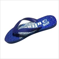 Blue And White Mens Rubber Flip Flop Slipper