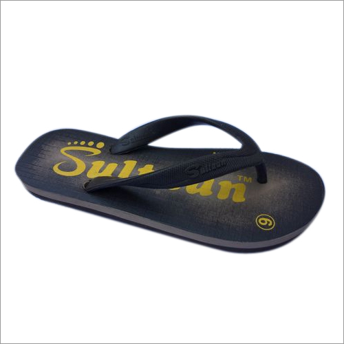 Mens Printed Rubber Flip Flop Slipper