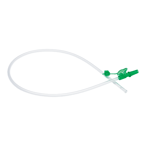 Sea Green Flower Tip Suction Catheter