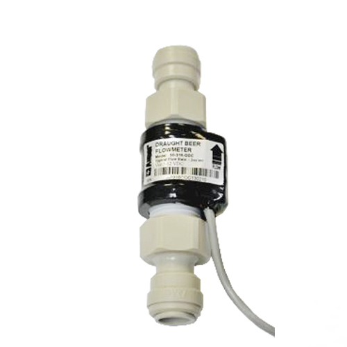 Draft Beer Flow Meter with 8 m cable x 3/8