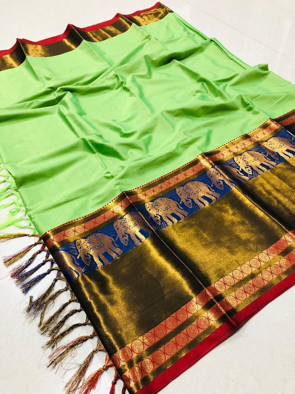 Latest Pure Cotton Silk Saree