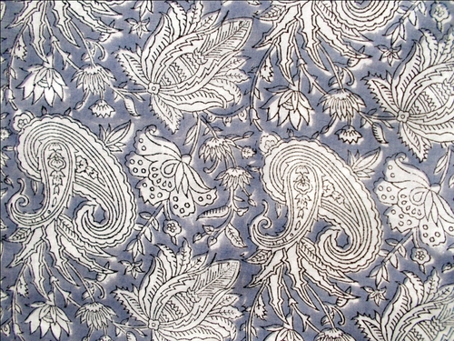 5 YARD HAND BLOCK PRINT 100% COTTON FABRIC DESIGN