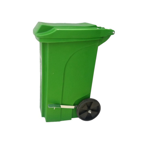 Plastic Pedal Dustbin With Wheel 90 Ltr.
