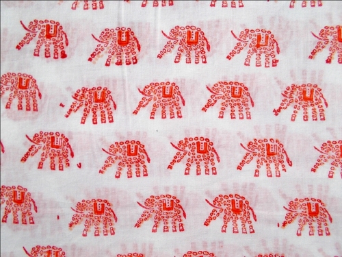 SMALL ELEPHANT HAND BLOCK PRINT